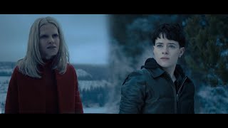 Claire Foy - Lisbeth and Camilla Salander - Last Moment -  The Girl in the Spider's Web