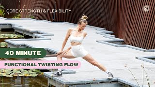 Functional Twisting Yoga Flow For Core Strength & Flexibility