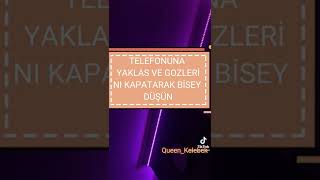 TELEFONUNA YAKLAŞ VE GÖZLERİNİ KAPAT #shorts