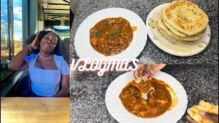 VLOGMAS❤️🎄:Vlogmas Series Day 1😍//Garlic Butter Naan And Chicken Tikka Masala Recipe😋