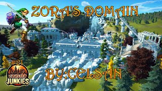 Coaster Junkies #21 ZORAS DOMAIN BY:CELSAN (PLANET COASTER) Zelda Inspired