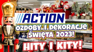 ACTION🎄 NOWA KOLEKCJA NA ŚWIĘTA 2023 ozdoby świąteczne, Kolekcja: sezonowe zimowe dekoracje Boże Nar