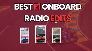 Best F1 On Board Radio Edits | Compilation #1 | VNTMD