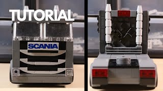 How to Build a Scania V8 part 1 MOC #lego #buildingblocks #howto #minifigures #afol