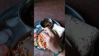 💁थाली मराठी😋 street food#shorts#youtubeshorts #ytshorts