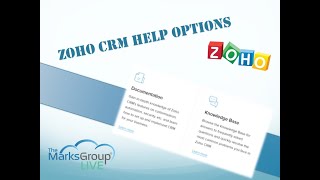 Zoho CRM Help Options