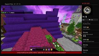 Playing Mineworld And Hive Skywars - Minecraft Live