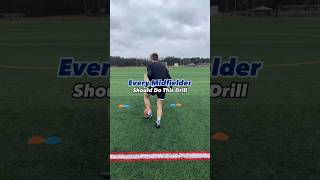 Every Midfielder Should Do This Drill #footballshorts #soccer #footballtraining #midfielder