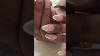 Trending stone French Manicure, viral nails #nails #nailart #shorts #trending #shorts