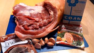 Брюшина домашнего приготовления без химии - быстро, просто и вкусно. (кратко)