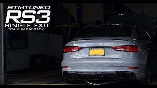 STM RS3 Titanium Single Exit Exhaust | Sound Clip