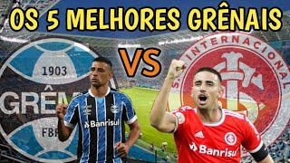 🔴Top 5 Melhores Grênais Para o Grêmio Live