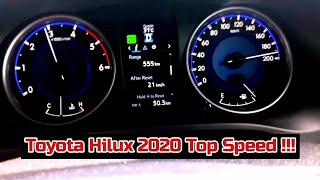 Toyota Hilux 2020 Top Speed !!!