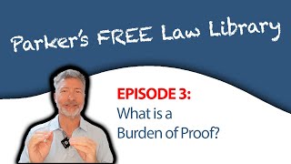 What is a Burden of Proof?