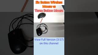 Six Button Wireless Mouse vs Three Button Mouse