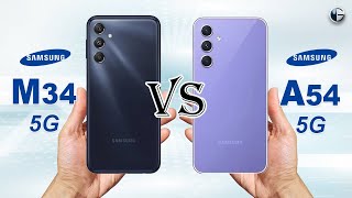 SAMSUNG GALAXY M34 vs SAMSUNG GALAXY A54 || Full Specs Comparison