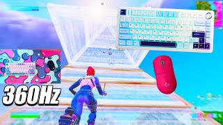 EPOMAKER x AULA F75 ASMR 😴 Solo Gameplay 🏆 Satisfying Fortnite Keyboard 360 FPS Smooth 4K