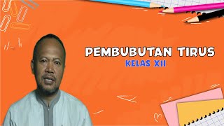 TEKNIK CARA MEMBUAT PEMBUBUTAN TIRUS