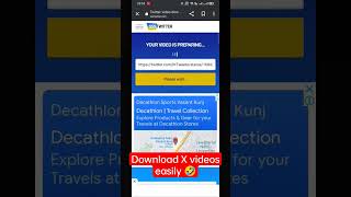 Download X videos [ Twitter ] easily with this simple trick #youtubeshorts #shorts #short