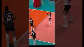 Lucky moment #volleyball #womenvolleyball