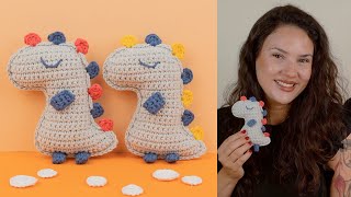 COMO FAZER DINOSSAURO DE AMIGURUMI RAGDOLL - PARTE 2 | ATELIÊ JÉSSICA BRANDÃO | #148