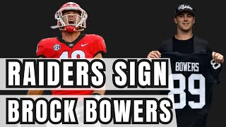 Las Vegas Raiders sign first-round pick TE Brock Bowers, four other 2024 Draft Picks