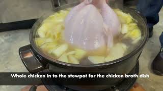 SSM Cook Charcoal Stove X Emile Henry Stewpot cooking Chicken Soup