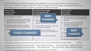 An Overview of the Good Faith Estimate (GFE)