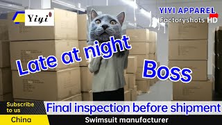 Women's Swimwear | final inspection before shipment | Ensure that the goods are well packaged