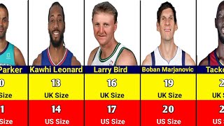 Shoe Sizes of NBA Players - Most Surprising, Biggest Foot