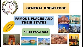 GENERAL KNOWLEDGE: PLACES AND STATES , PART-I, BIHAR PCS-J 2020| JUDICIAL EXAM