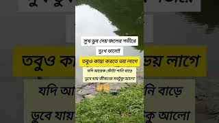 কান্না করতে ভয় লাগে যদি আরেক ফোঁটা পানি বাড়ে 🥲😭 #shorts #bangladesh #flood #বন্যা #students