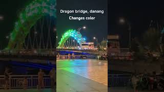 Dragon bridge night view danang, Vietnam | dragon bridge colors #travel #solotravels #vietnam