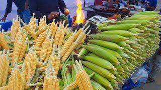 Amazing Live Fire Popcorn Fry | Popcorn Street Food | Indian Street Food #sorts