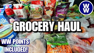 HEALTHY WEIGHT WATCHERS GROCERY HAUL🛒 BACK ON TRACK AFTER HOLIDAYS! WW Meal Plan- WW POINTS INCLUDED