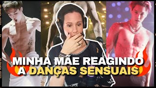 MÃE REAGINDO as DANÇAS MAIS SENSUAIS do KPOP!