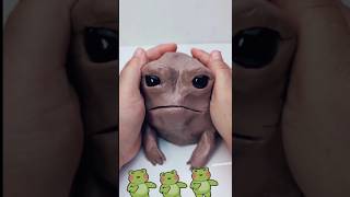 Sad frog #clay #frog