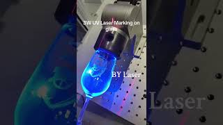 BY Laser 3W UV Laser marking machine 🥰#laserengraving #uvlasermarkingmachine #lasermarkingmachine