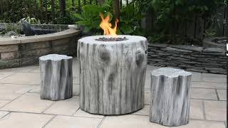 Modeno Mansfield Round Fire Pit - Classic Grey