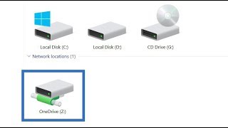 How to use Onedrive cloud storage as a network drive. Map onedrive cloud as a network drive