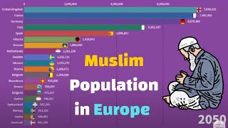 Muslim Population in Europe 2010 2050 data is beautiful