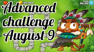 Bloons TD6 advanced daily challenge / Endboss / August 09, 2023 #bloonstd6 #btd6 #dailychallenge