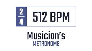 512 BPM - 2/4 - Metronome