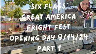 Six Flags Great America Fright Fest Opening Weekend Part 1