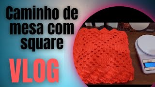 #Vlog - Caminho de mesa com square /Vcs vão amar 😍🙈#vlogdeprodução