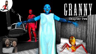 DeadPool and Mystique ► Granny 2 (Superhero mod) Helicopter Escape ►  Granny: Chapter Two