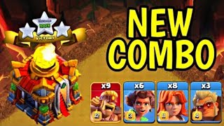 Best TH16 Attack Strategy ZAP LALO (ROOT RIDER + VALKYRIE + SUPER BARBARIAN) Clash Of Clans