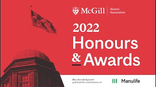 McGill Alumni Association Honours & Awards Banquet 2022