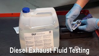 Diesel Exhaust Fluid Testing