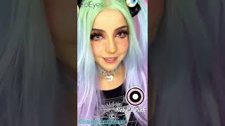 Nebula Pink  - Coleyes Cosplay Contacts Review